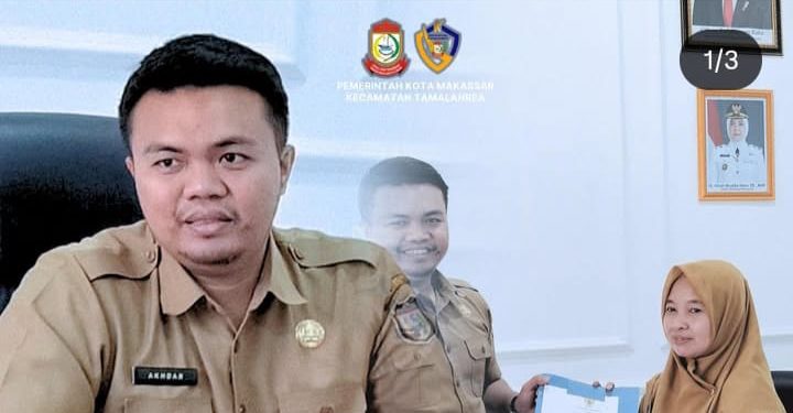Sekcam Tamalanrea membuka kegiatan Penataan Manajemen dan Rekayasa Lalu Lintas