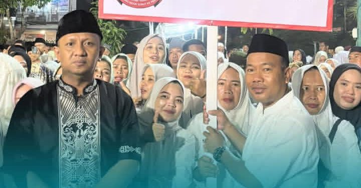 Pemerintah Kecamatan Tamalanrea ikuti obor keliling sambut Hari 1 Muharram 1447 H