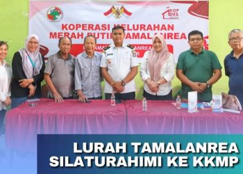 Perkuat Sinergi, Lurah Tamalanrea Kunjungi Koperasi Merah Putih