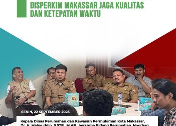 Dinas Perumahan Makassar Gelar Rapat Evaluasi Rehabilitasi Rusunawa Penambungan