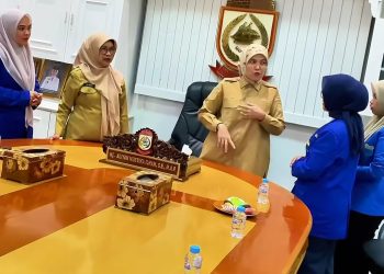 Kadis DP3A Dampingi Wakil Wali Kota Makassar Terima Audiensi Kopri PMII