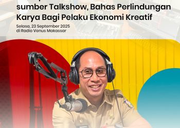 Kadispar Makassar Dorong Perlindungan Karya Pelaku Ekonomi Kreatif Lewat HAKI