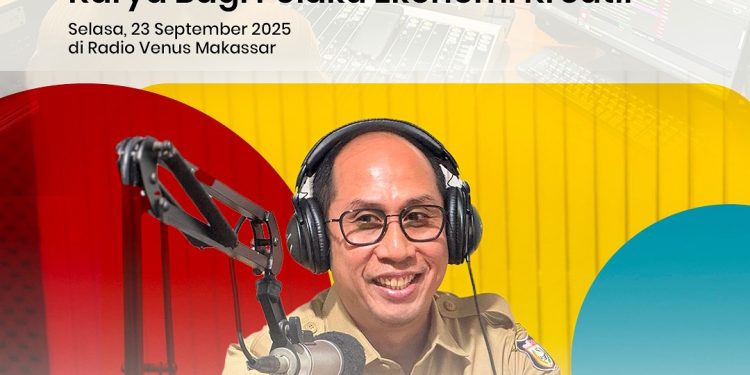 Kadispar Makassar Dorong Perlindungan Karya Pelaku Ekonomi Kreatif Lewat HAKI