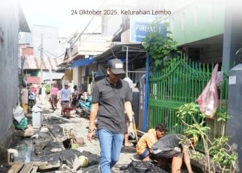 Camat Tallo Pimpin Aksi “Jum’at Bersih”, Warga Lembo Kompak Turun Tangan!
