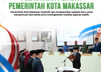 Disperkim Makassar Hadiri Pelantikan Pejabat Baru: Pemerintahan Kota Siap Diperkuat