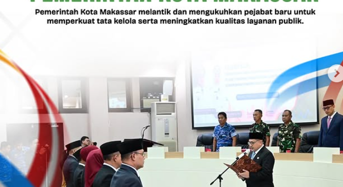 Disperkim Makassar Hadiri Pelantikan Pejabat Baru: Pemerintahan Kota Siap Diperkuat