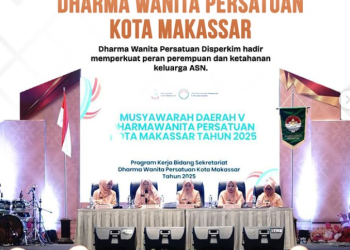 DWP Disperkim Makassar Tegaskan Peran Strategis Perempuan di Muskot V: Keluarga ASN Harus Kuat!