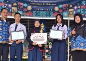 SMP Negeri 23 Makassar Menggelegar, Raih Juara III Lomba Cerdas Cermat Museum se-Sulsel