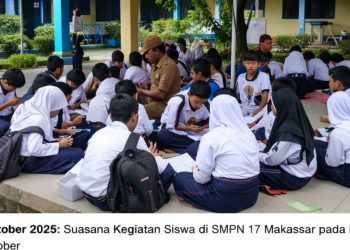 SMP NEGERI 17 MAKASSAR TANCAP GAS DI AWAL SEMESTER
