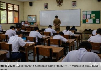 SMP NEGERI 17 MAKASSAR TUTUP 2025 DENGAN IKLIM SEKOLAH POSITIF