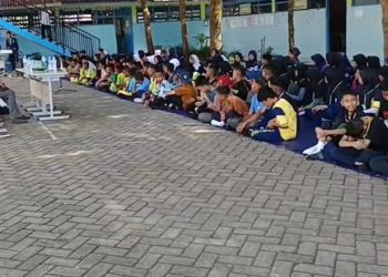 SMP Negeri 54 Makassar Bergerak Cepat di Awal Semester, Disiplin Jadi Pondasi
