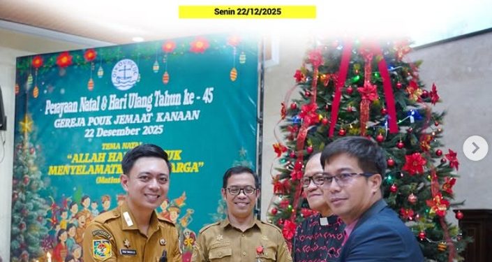 Natal Penuh Makna di Sudiang, Kecamatan Biringkanaya Tunjukkan Wajah Toleransi Kota Makassar
